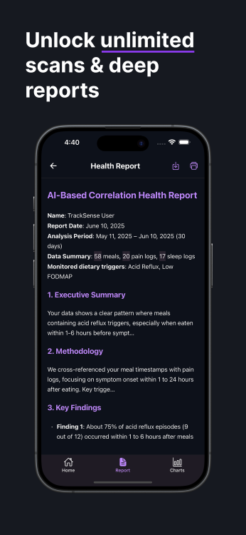 Unlock unlimited scans & deep reports